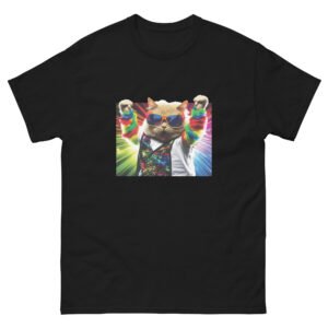 Funny Cat Partying 5  - Unisex classic tee