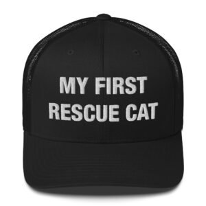 My first rescue cat - Trucker Cap