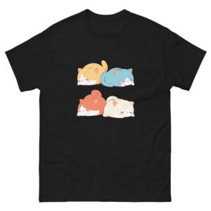 Cozy Cat Shirt – Cute Fluffy Sleeping Cats Design for Everyday Wear - Unisex classic tee