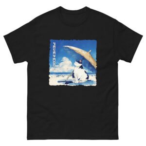Vacation Mode Cat Tee – Ukiyo-Inspired Summer Shirt - Unisex classic tee