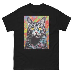Pop Art Cat Shirt – Vibrant Graffiti-Style Feline Graphic Tee - Unisex classic tee