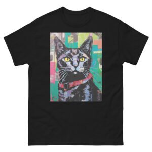 Eye-Catching Cat Shirt – Urban Pop Art Feline Graphic for Cat Enthusiasts - Unisex classic tee