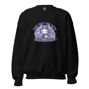Drop Beats Not Bomb - Kawaii Cat DJ Sweatshirt - Unisex Sweatshirt