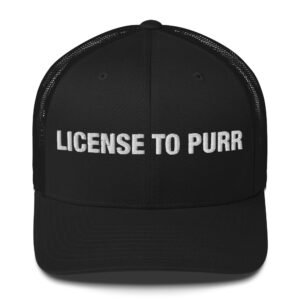 License to Purr - Trucker Cap