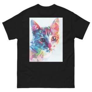 Modern Cubist Cat Tee – Bold Geometric Art for Cat Lovers - Unisex classic tee