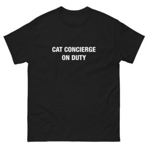 Cat Concierge on Duty - Unisex classic tee