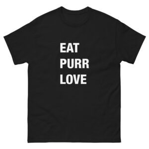 Eat Purr Love - Unisex classic tee