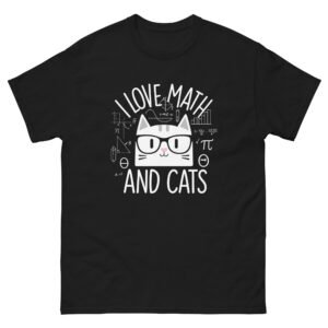 I Love Math and Cats - Unisex classic tee