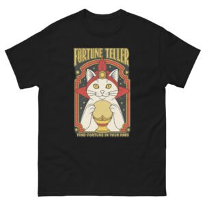 Fortune Teller Cat - Mystical Crystal Ball Kitty - Unisex classic tee