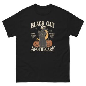 Black Cat Apothecary - Halloween Scary Cat - Unisex classic tee