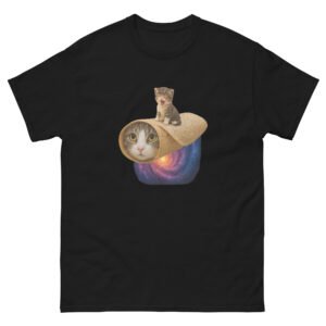 Taco Cat – Funny Cosmic Cat in Taco Graphic Tee, Cute Gift for Cat Lovers & Foodies - Unisex classic tee
