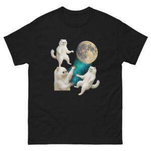 Moon Cats – Surreal Funny Cat Lover Graphic Tee, Unique Gift for Space & Cat Fans - Unisex classic tee