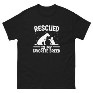 Rescued is My Favorite Breed Cat – Adopt Don’t Shop Rescue Cat Tee - Unisex classic tee