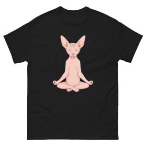 Zen Meditation Sphynx Cat - Spiritual Yoga Cat Lover Tee - Unisex classic tee