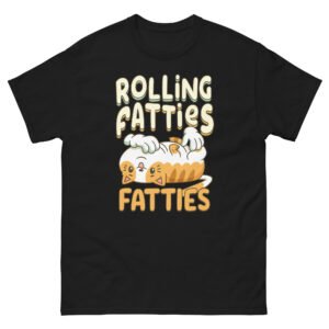 Rolling Fatties Cat - Funny Chubby Cat Lover Graphic Tee - Unisex classic tee