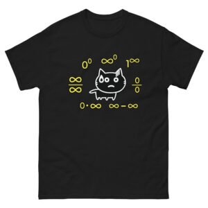 Confused Math Cat - Funny Meme Cat Lover Graphic Tee - Unisex classic tee