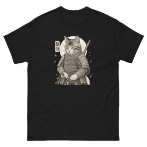 Samurai Cat - Warrior Cat Japanese Style Graphic Tee - Unisex classic tee
