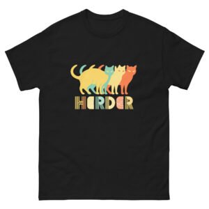 Colorful Cat Herder - Rainbow Cats Graphic Tee for Cat Lovers - Unisex classic tee