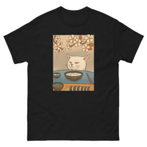 Ramen Cat Shirt – Funny Japanese Noodle Lover Cat Graphic Tee - Unisex classic tee