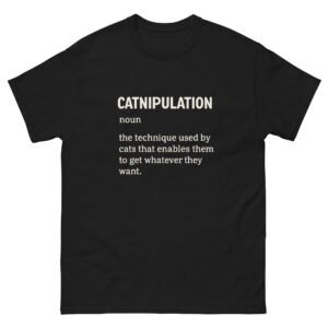 Catnipulation Definition - Clever Cat Dictionary Style Tee for Cat Moms & Dads - Unisex classic tee